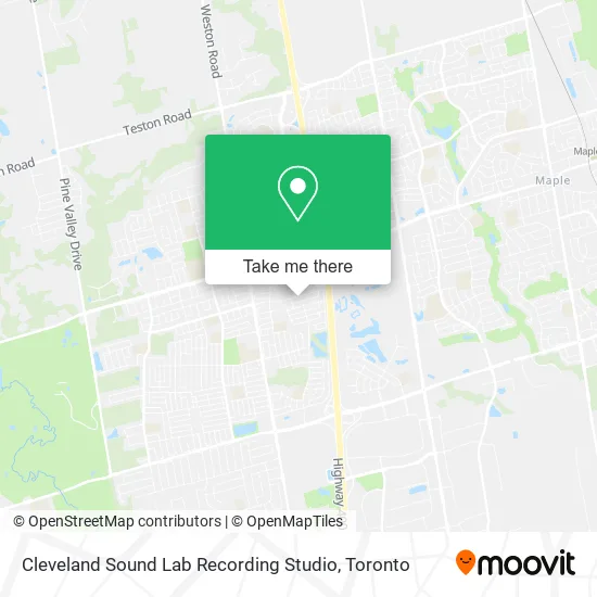 Cleveland Sound Lab Recording Studio map