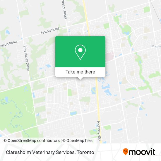 Claresholm Veterinary Services map