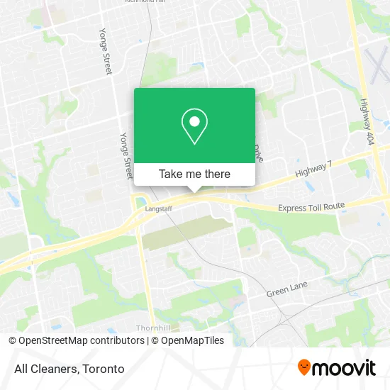 All Cleaners map
