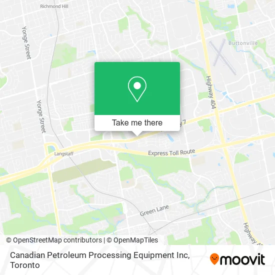 Canadian Petroleum Processing Equipment Inc map