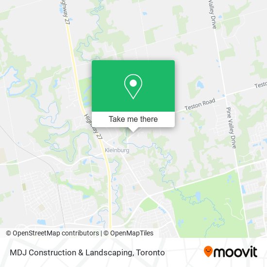 MDJ Construction & Landscaping map