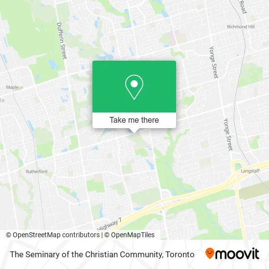 The Seminary of the Christian Community map