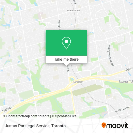 Justus Paralegal Service map