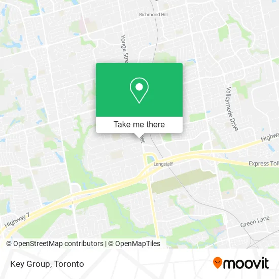 Key Group map