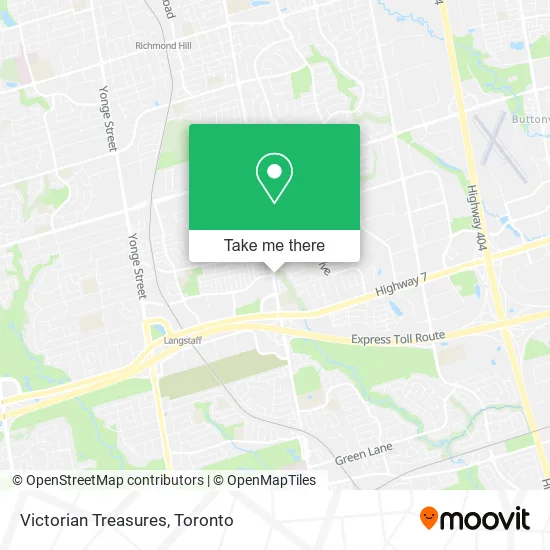 Victorian Treasures map