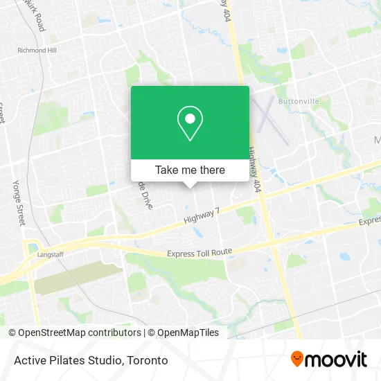 Active Pilates Studio map