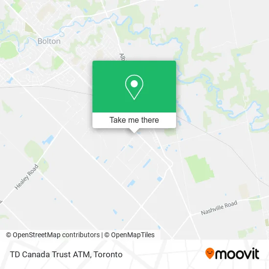 TD Canada Trust ATM map