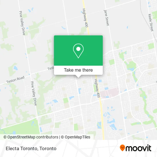 Electa Toronto map