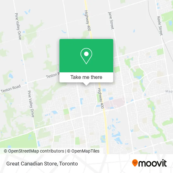 Great Canadian Store map