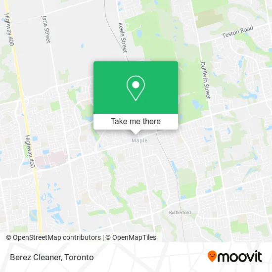 Berez Cleaner map
