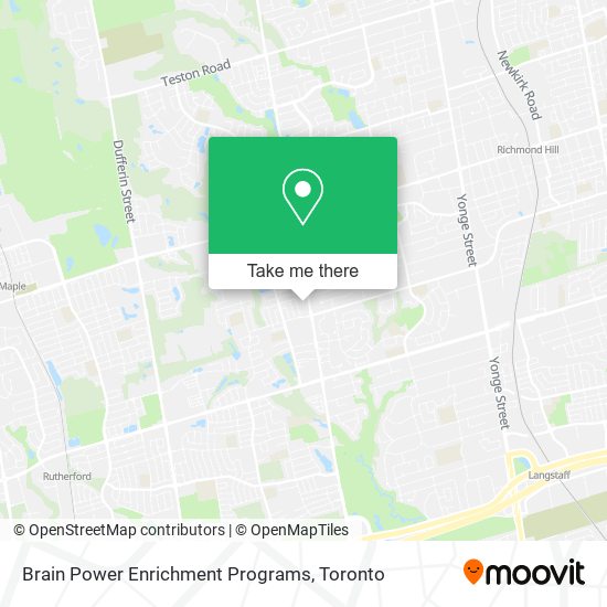 Brain Power Enrichment Programs plan