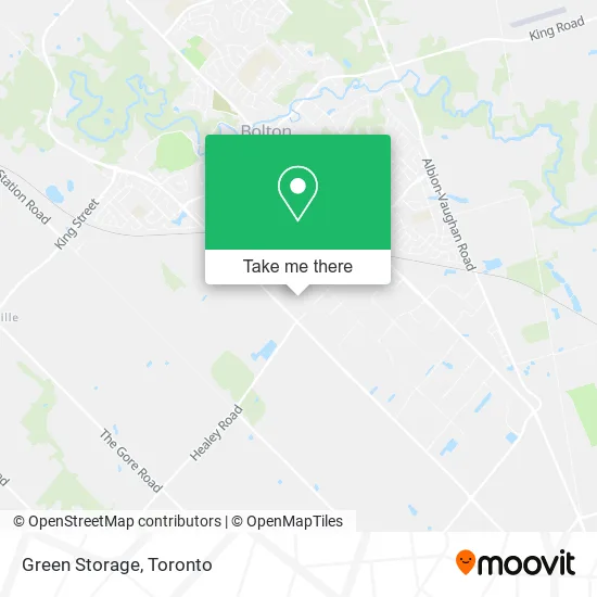 Green Storage map