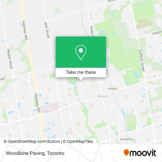 Woodbine Paving plan