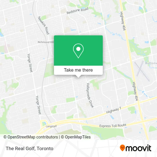 The Real Golf map