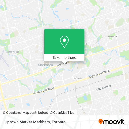 Uptown Market Markham plan