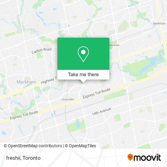 freshii map