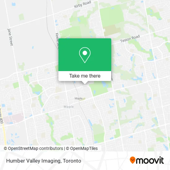 Humber Valley Imaging map