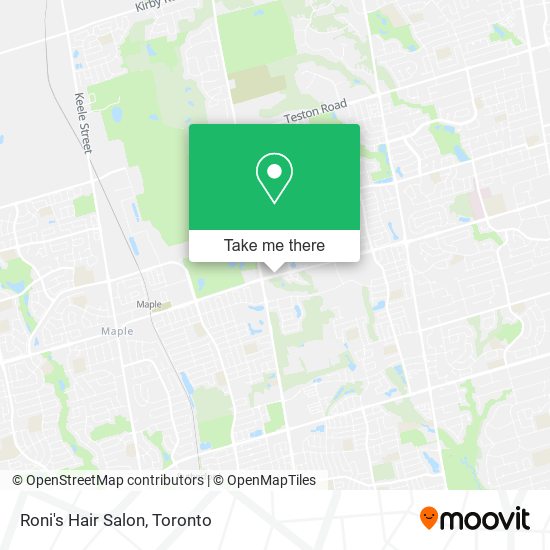 Roni's Hair Salon map