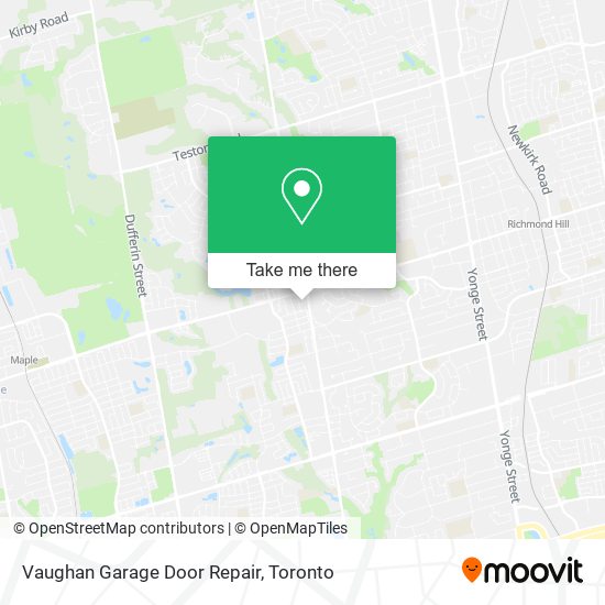 Vaughan Garage Door Repair plan