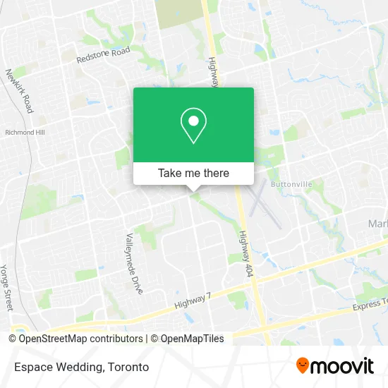 Espace Wedding map