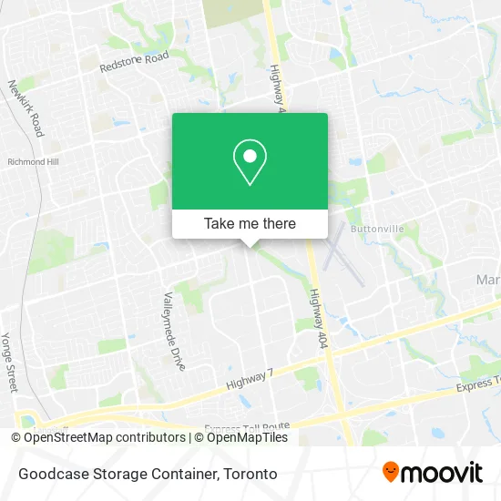 Goodcase Storage Container map