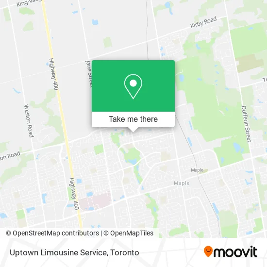 Uptown Limousine Service map