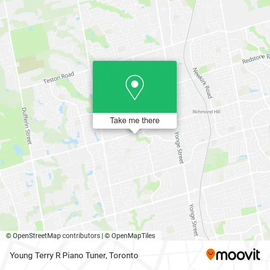 Young Terry R Piano Tuner map