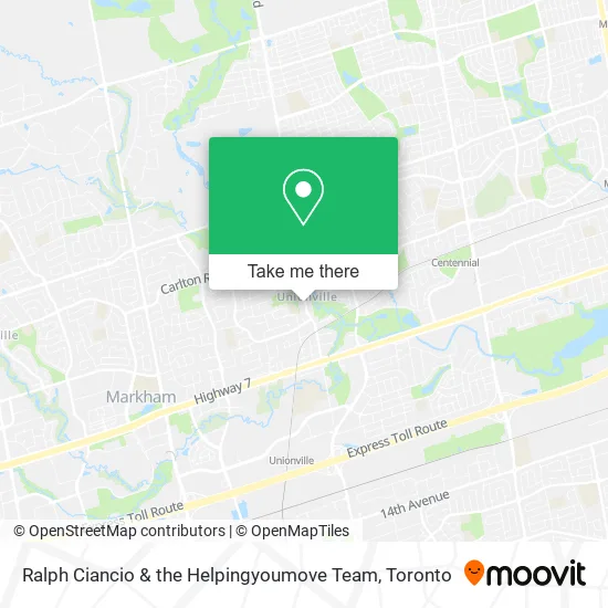 Ralph Ciancio & the Helpingyoumove Team map