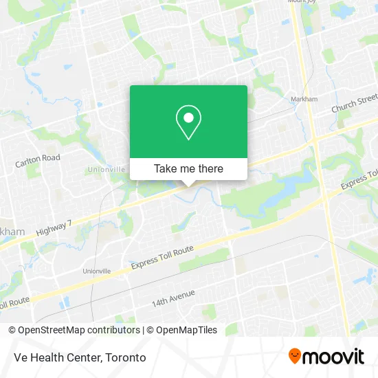 Ve Health Center map
