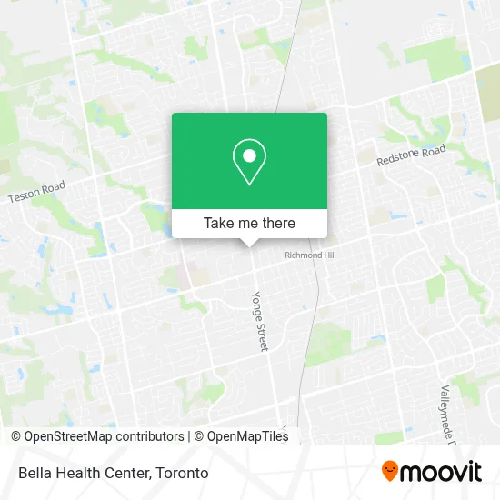 Bella Health Center map