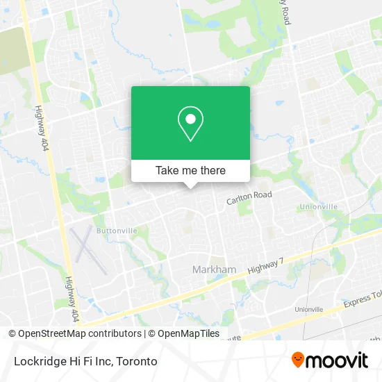 Lockridge Hi Fi Inc map