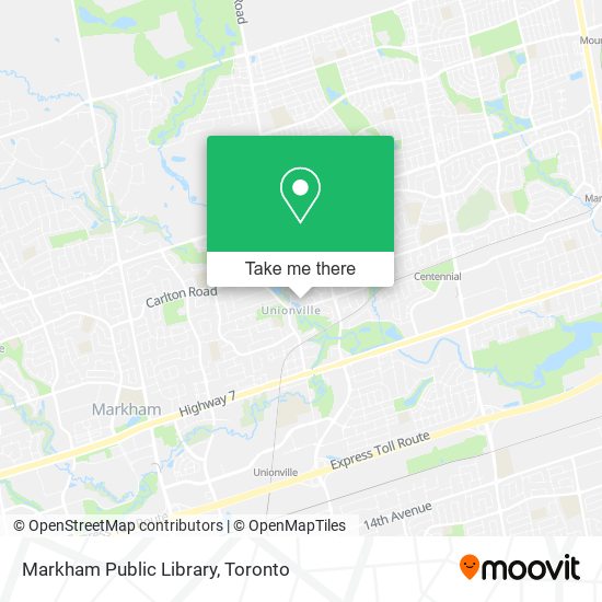 Markham Public Library plan