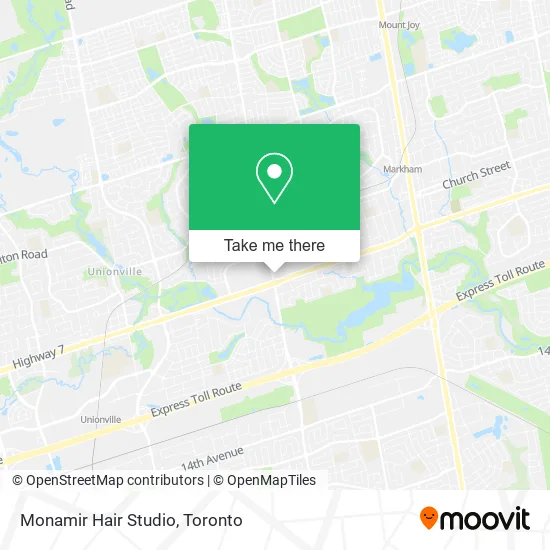 Monamir Hair Studio map