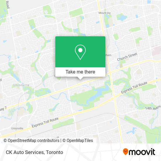 CK Auto Services map