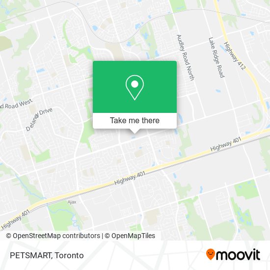 PETSMART map