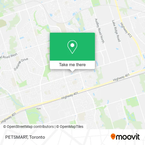 PETSMART map