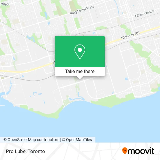 Pro Lube map