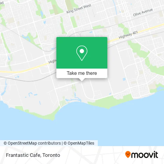 Frantastic Cafe map