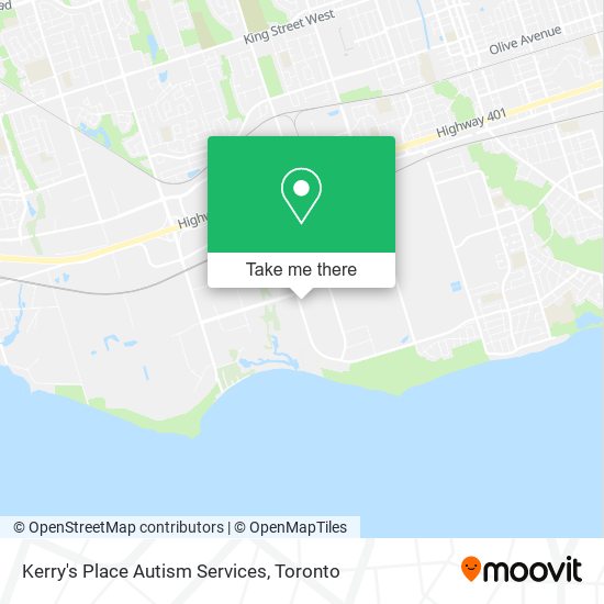 Kerry's Place Autism Services map