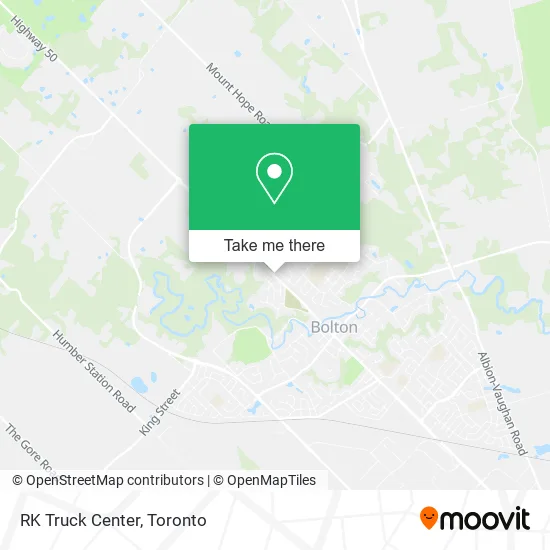 RK Truck Center map