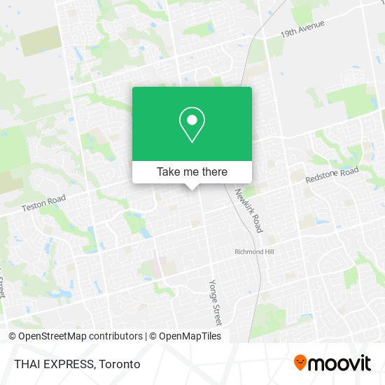 THAI EXPRESS map