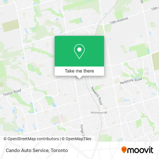 Cando Auto Service map