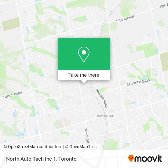 North Auto Tech Inc 1 map