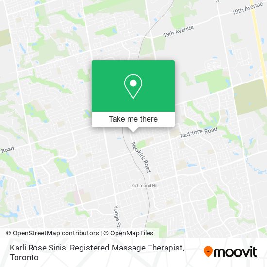Karli Rose Sinisi Registered Massage Therapist plan