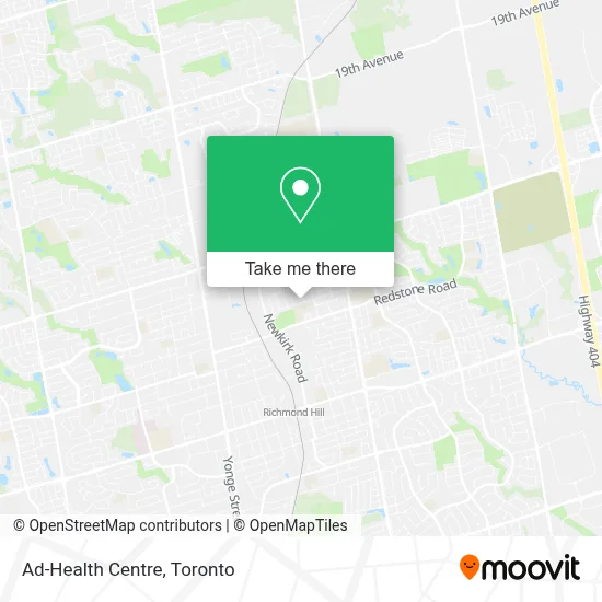 Ad-Health Centre map