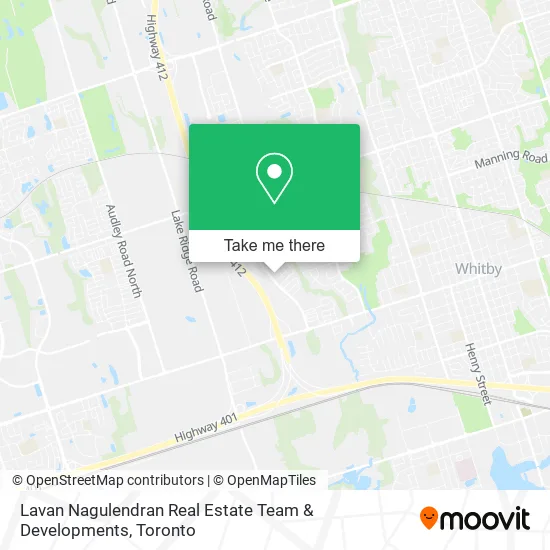 Lavan Nagulendran Real Estate Team & Developments map