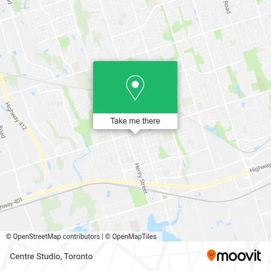 Centre Studio map