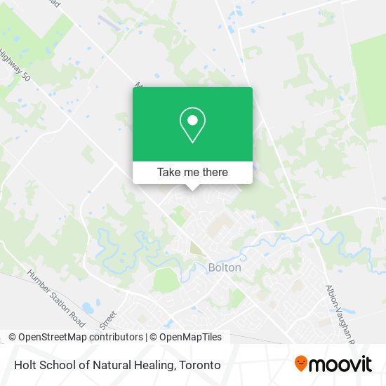 Holt School of Natural Healing map