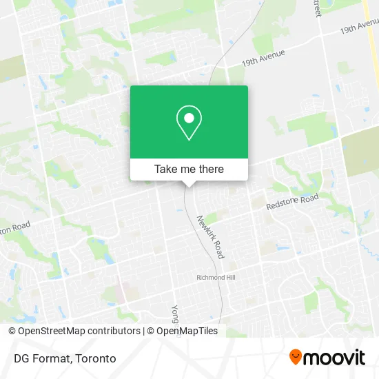 DG Format map