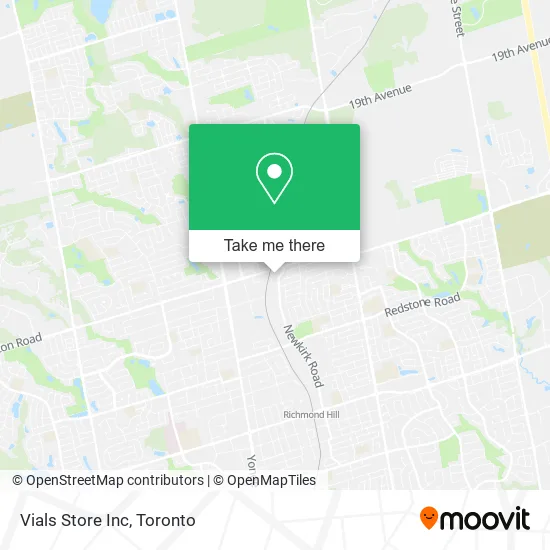 Vials Store Inc map